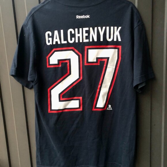 Reebok NHL Montreal Canadiens Galchenyuk #27 T-Shirt Size M Black - Picture 2 of 3